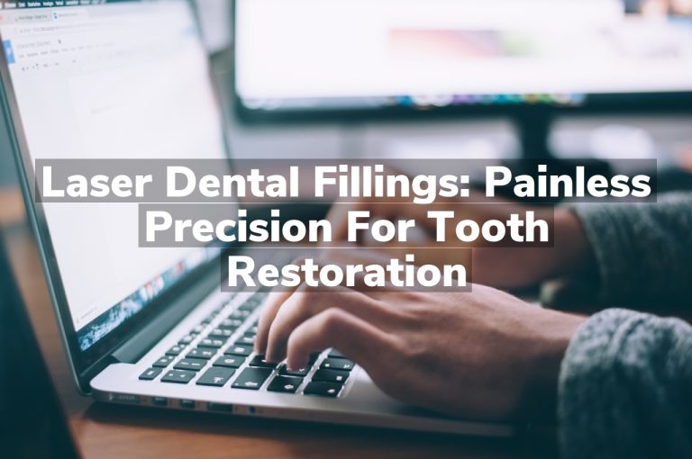 Laser Dental Fillings: Painless Precision for Tooth Restoration